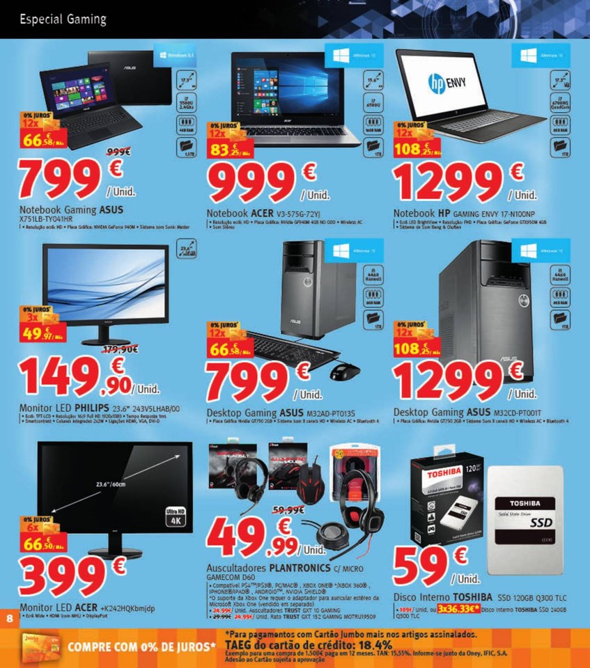 Novo folheto Jumbo Box 