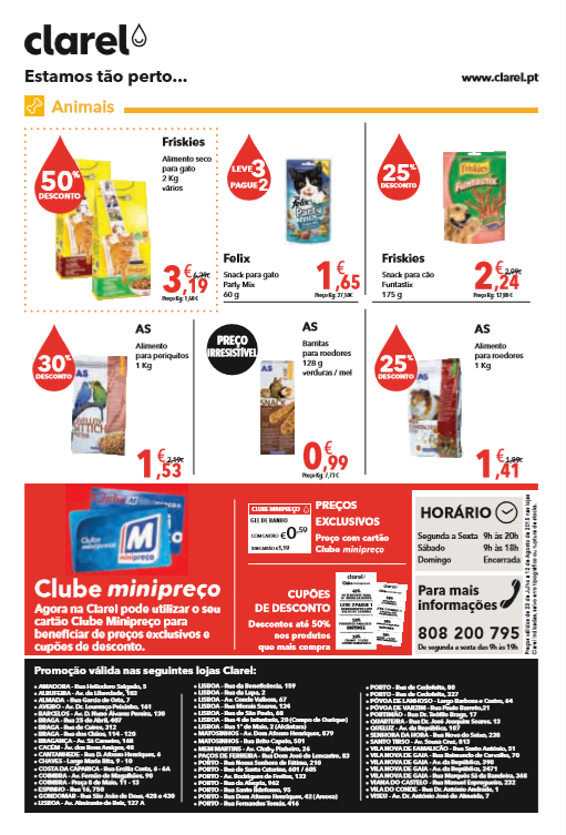 Antevisão folheto Clarel  