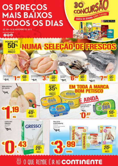 Antevisão folheto Continente 10a16nov