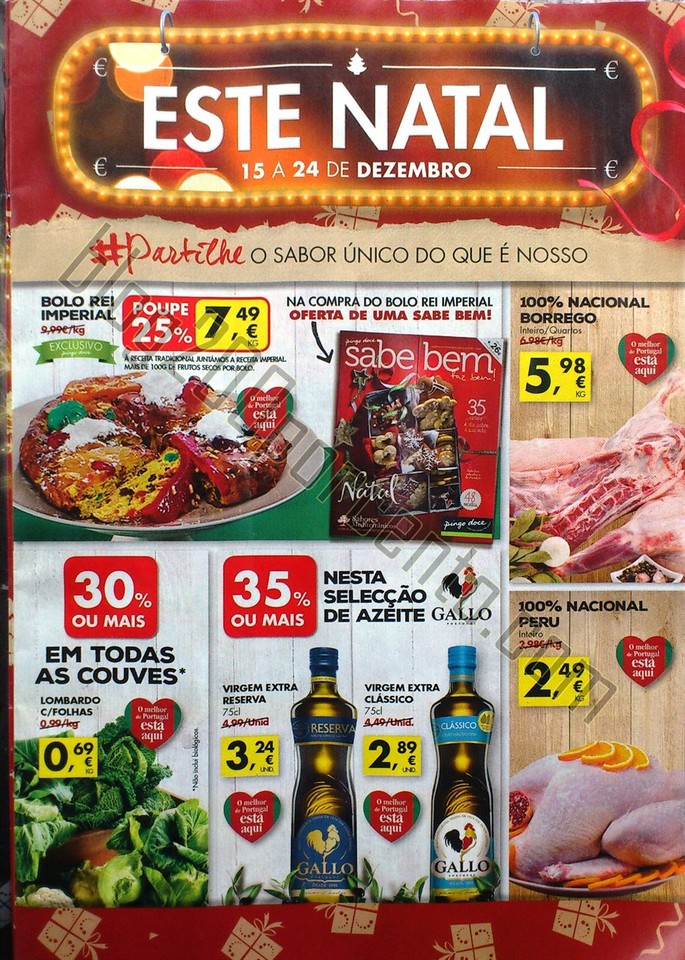 Antevisão Folheto PINGO DOCE Semana Natal promoç