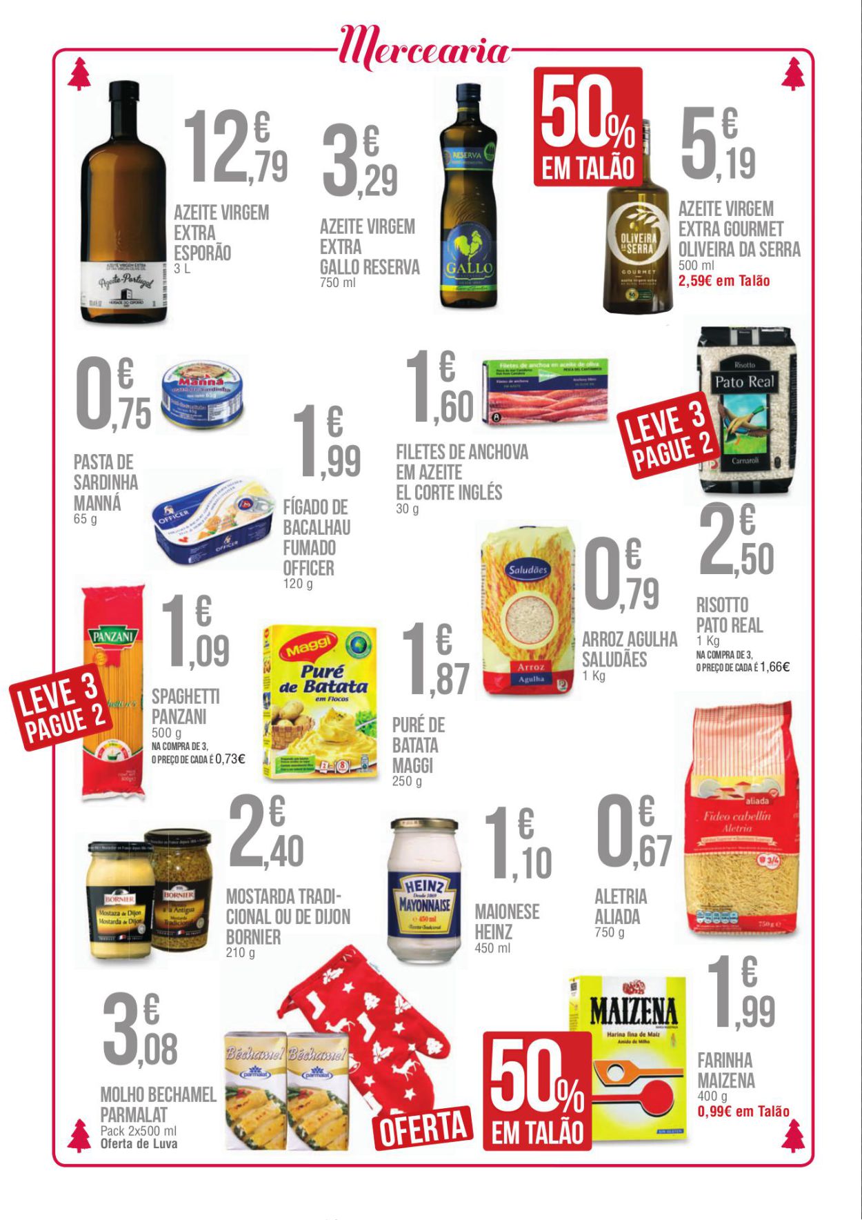 Novo folheto promoções El Corte Ingles 12a31dez