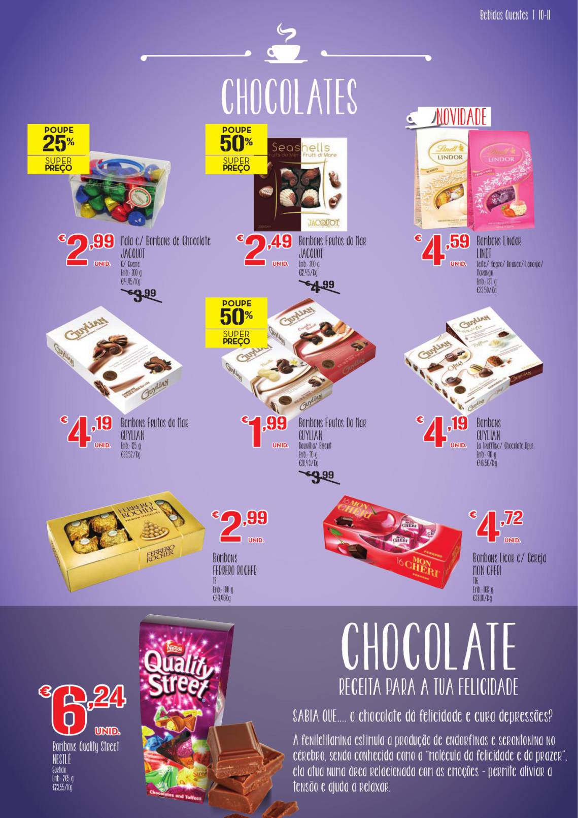 Antevisão folheto Continente especial bebidas quentes