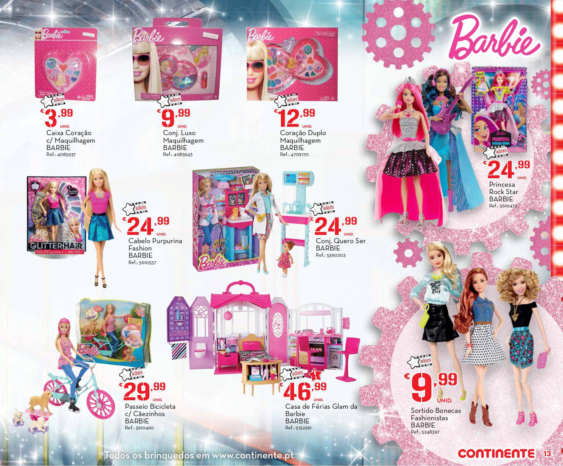 Antevisão folheto Continente especial brinquedos ilha da Madeira