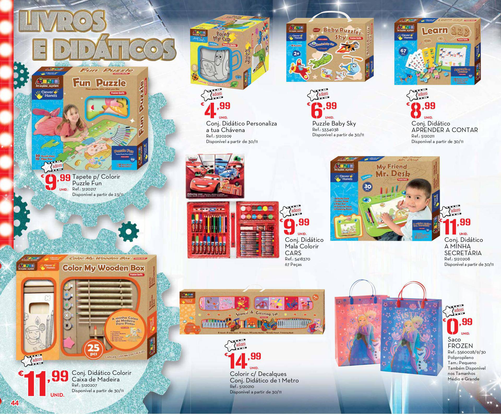 Antevisão folheto Continente especial brinquedos ilha da Madeira