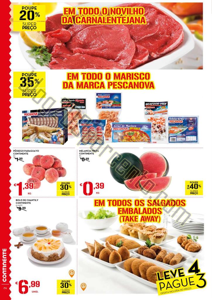 Antevisão folheto Continente especial fim de semana