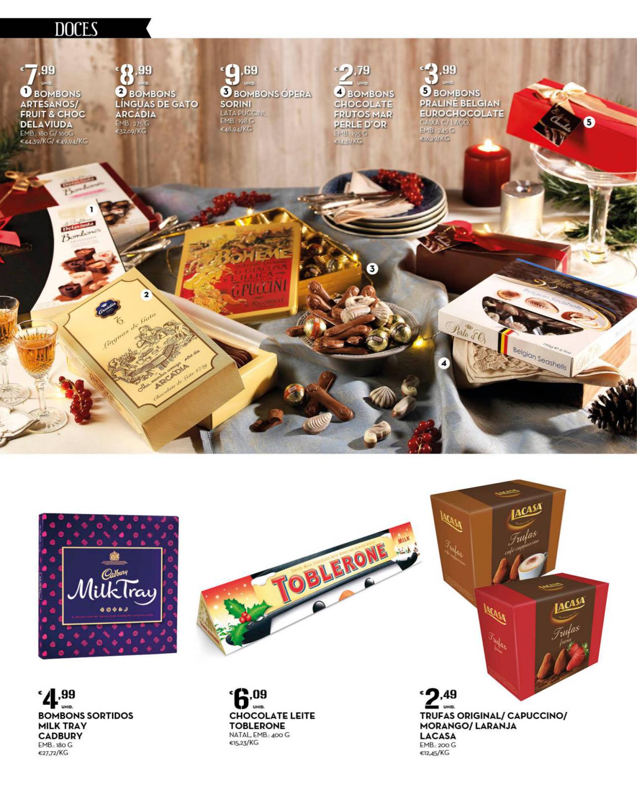 Antevisão folheto Continente especial Natal