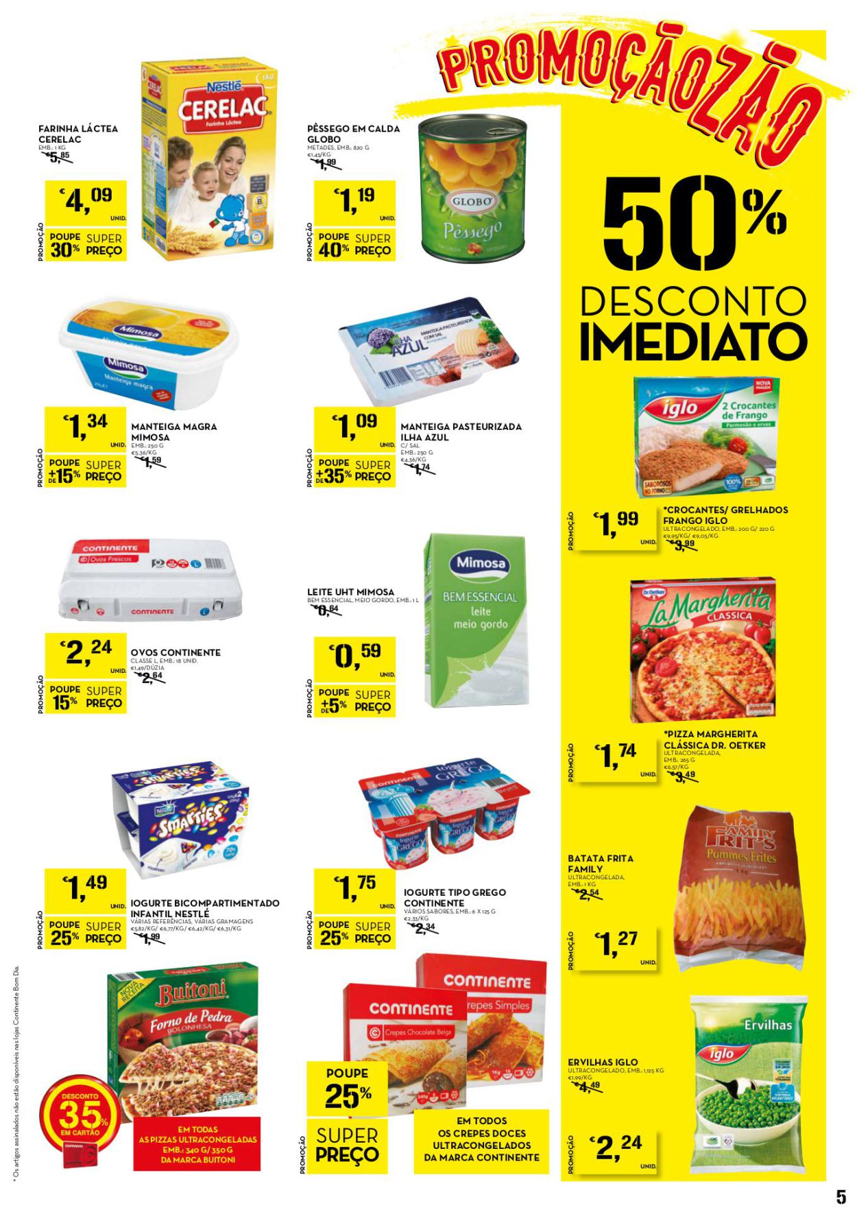 Novo folheto Continente 