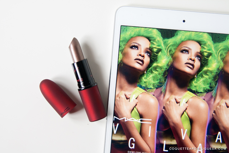 mac cosmetics viva glam rihanna 2 lipstick batom f
