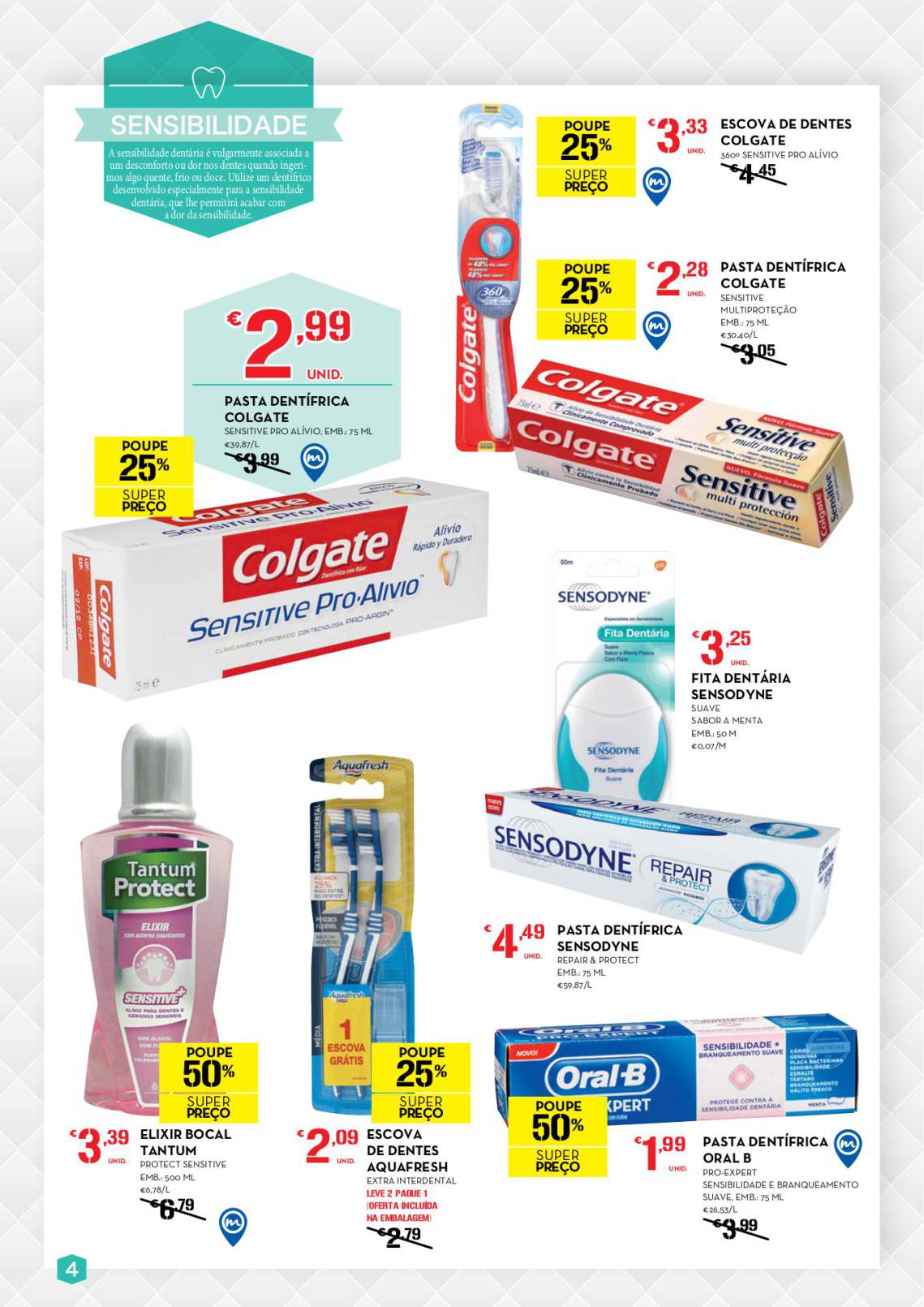 Antevisão folheto Continente 6a18out especial higiene oral