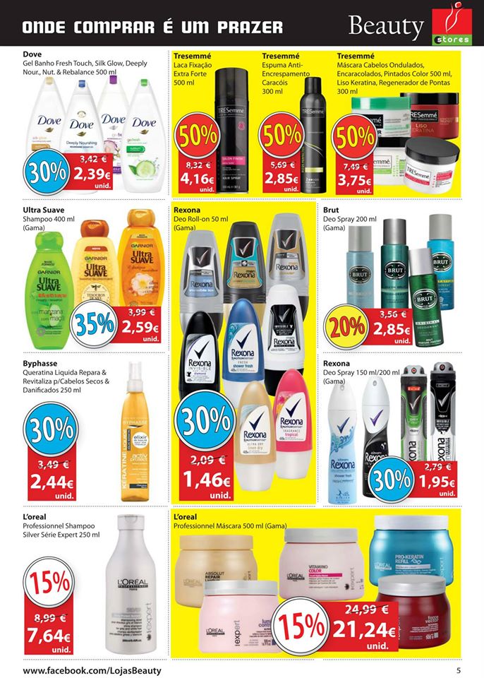 Novo folheto Beauty Stores  