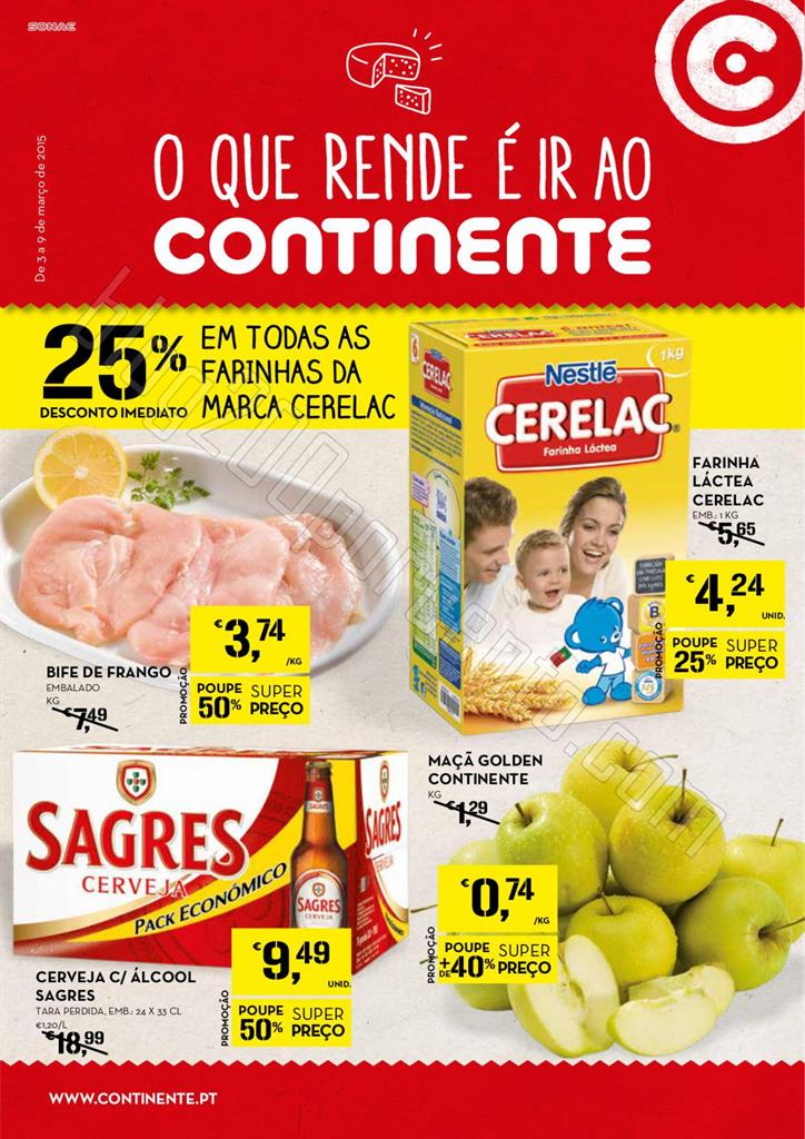 Antevisão Folheto CONTINENTE Promoções de 3 a 9