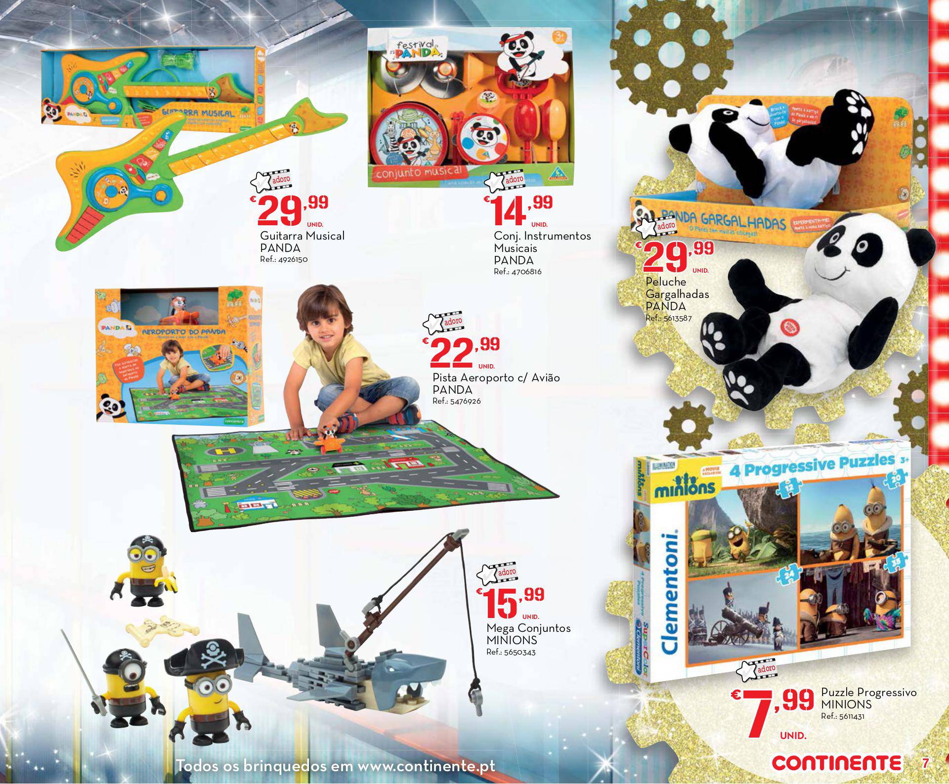 Antevisão folheto Continente especial brinquedos ilha da Madeira