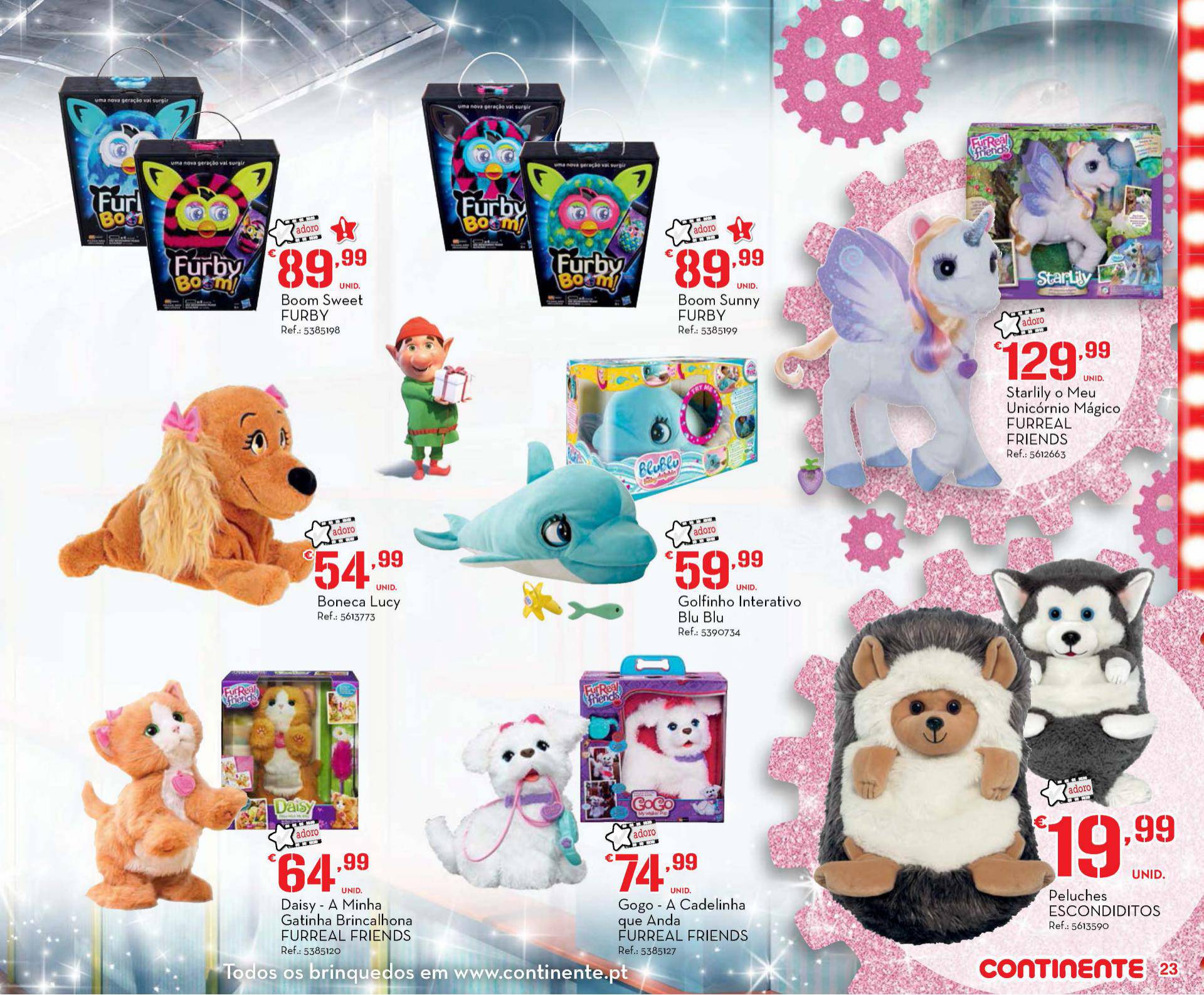 Novo folheto Continente especial brinquedos 