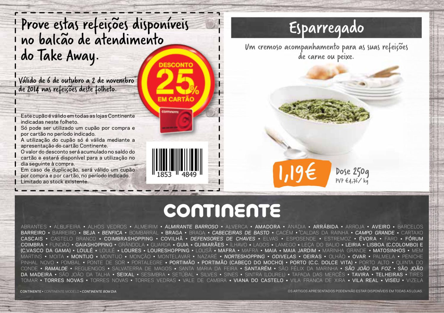 Continente TakeAway 6out 2nov