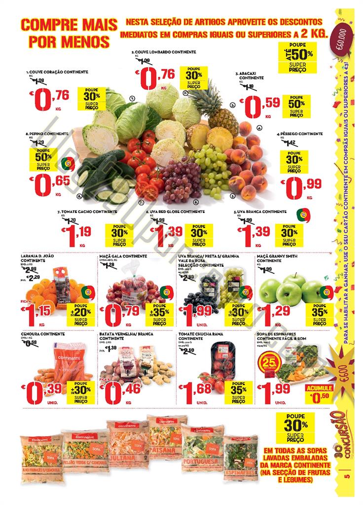 Antevisão folheto Continente