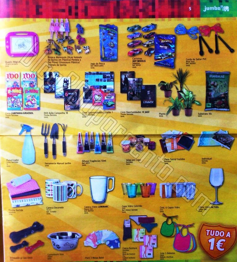 Novo folheto Jumbo Tudo a 1€